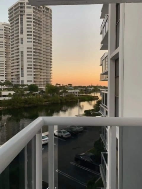 Have an evening drink on large balcony overlooking peaceful inter-coastal