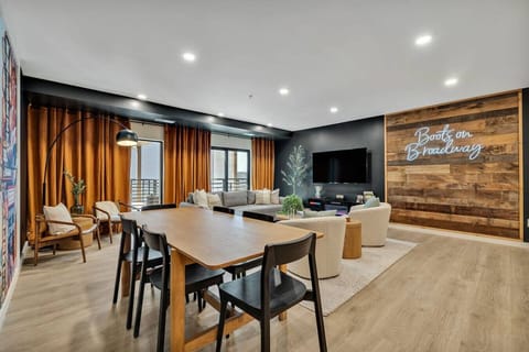 Open concept living/dining/kitchen areas