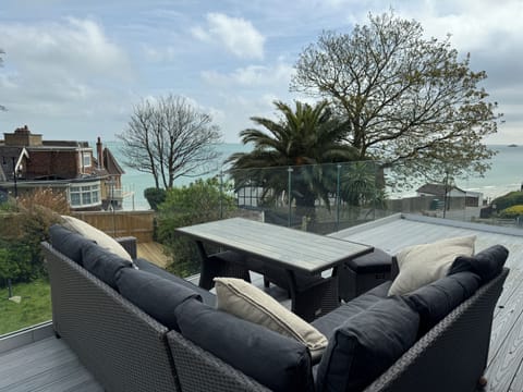 Outside balcony with sea views