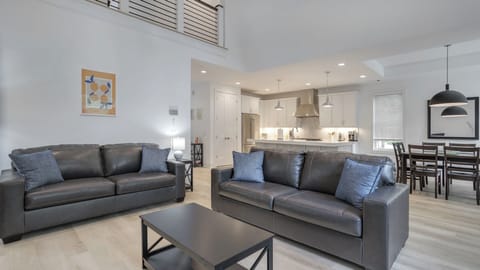 Open and airy island living space