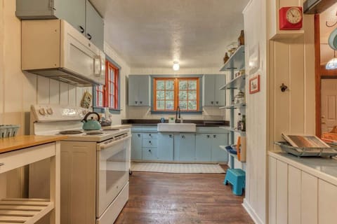 A roomy kitchen area, spacious enough for your culinary ventures.