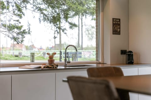 Newly renovated kitchen with beautiful views