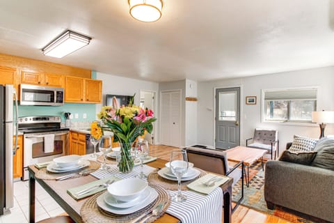 Ouray Vacation Rental | 1BR | 1BA | 500 Sq Ft | 3 Steps Required