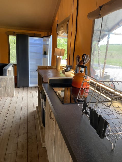 Kitchenette, no oven but please BBQ!!!