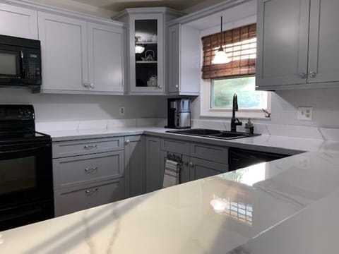 Kitchen with Ninja Coffee Maker