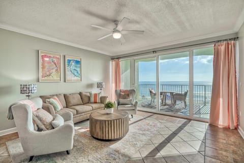 Gulf front living room