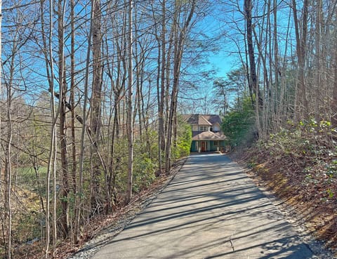 Driveway and Parking Area are fairly level, not steep!