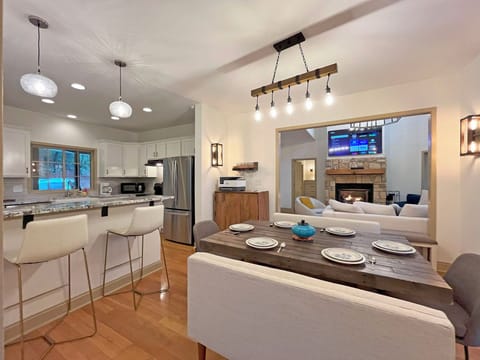 Dining Area/Kitchen looking through to the Great Room