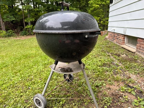 Weber grill available.  Charcoal not supplied.