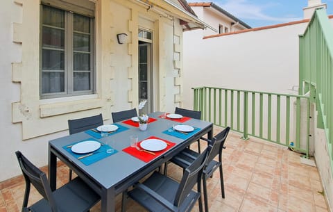 outside