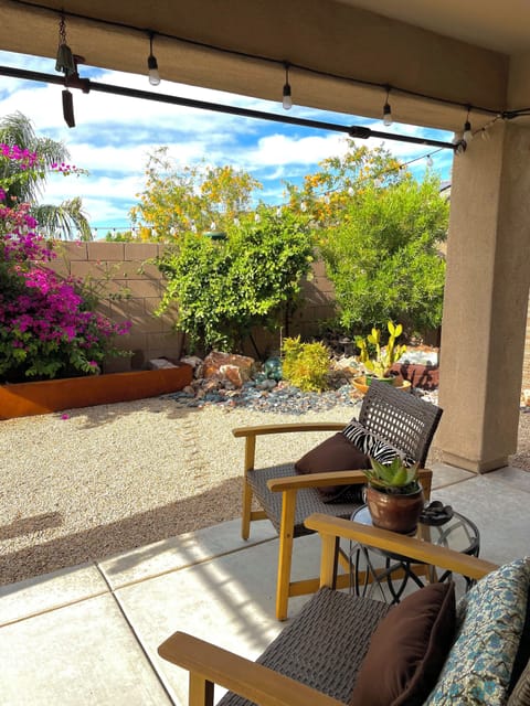 Patio / garden area. 