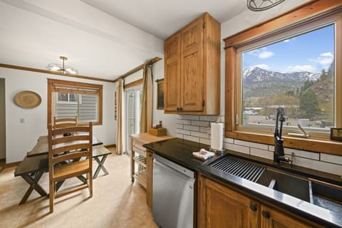 A great view from the kitchen sink