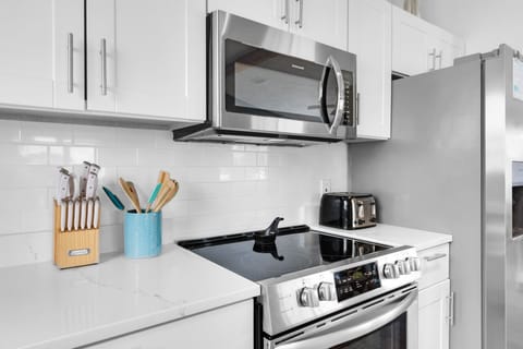 Fully stocked kitchen