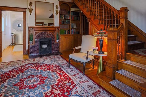 The entryway to the house allows plenty of room to play boardgames or just relax