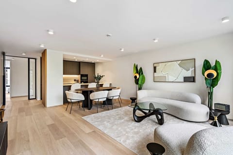 Modern meets comfort in our open-plan living space, ideal for relaxation and entertainment.