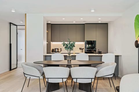 Gather around our stylish dining table for memorable meals and conversations.