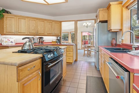 Kitchen with updated appliances