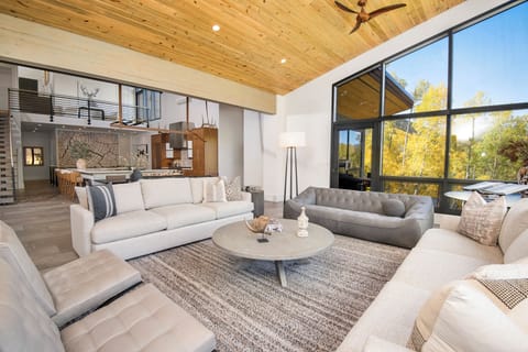 Living Room View to Kitchen