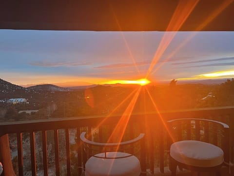 Upstairs Deck Sunset View