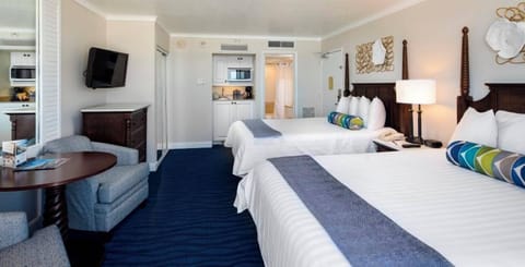 Unit with 2 Double size beds