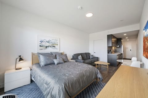New queen bed, comforter and linens (2024)