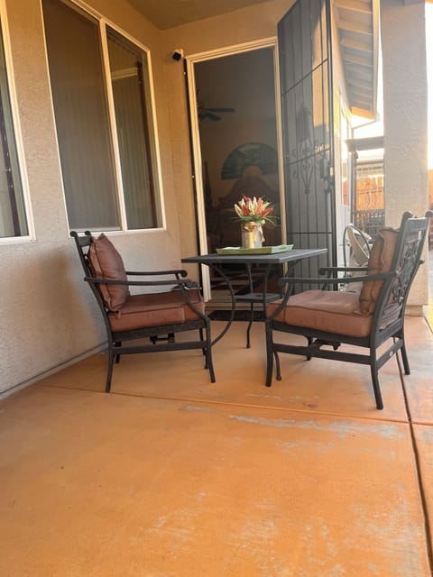 Private entrance to the suite master.