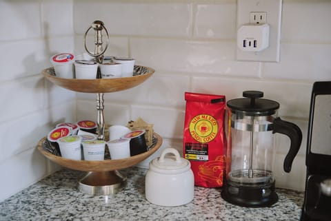 French Press for the adventurer, along with Pinon Coffee, Chai, Teas & Cocoa