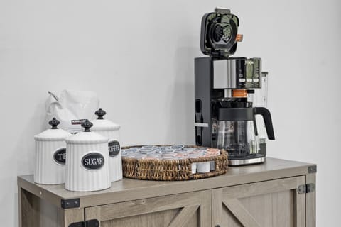 Coffee Station with Drip Coffee | Krueger coffee machine | Krueger pods | Instant Coffee | Tea Bags | Sugar | Creamer | Provided