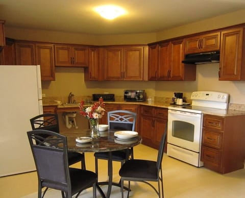 Cook favorite meals easily in the full, family-ready kitchen.