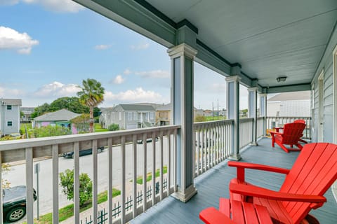 Views from the porch upstairs!
