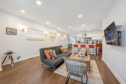 Spacious, open-floor plan! Sofa folds out into full-size bed!