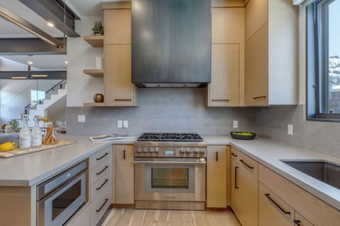 Fully equipped kitchen for culinary adventures.