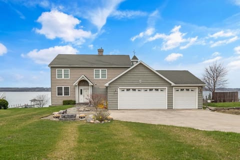 two car and single car garages