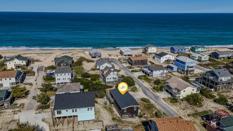 Two Fish Cottage is just a short walk to the beach!