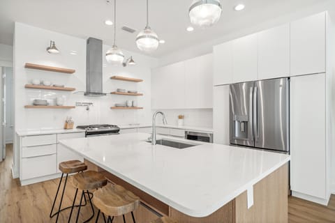 Fully stocked kitchen