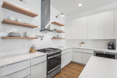 Fully stocked kitchen