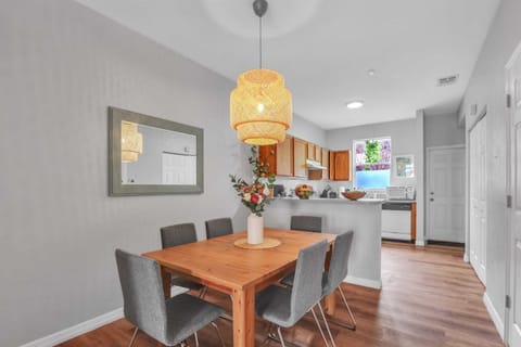 Our open-concept layout allows for seamless flow between the kitchen and dining area—perfect for entertaining or keeping the conversation going while you cook.