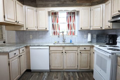 Electric range, dishwasher, microwave, coffee maker