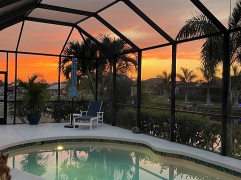 Sunset from the lanai