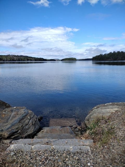 Beautiful view from cabin.