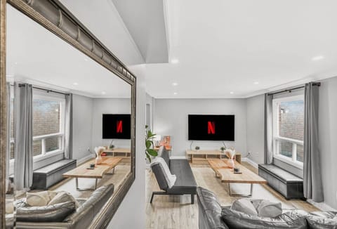 Unwind and enjoy your downtime in our stylish living area. Whether you`re settling in for a movie night or simply relaxing after a day of adventures, our comfortable space is designed for your enjoyment. Create lasting memories in a setting that feels jus