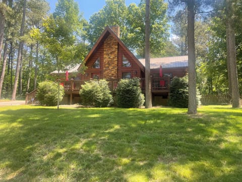 Summer view from road entry