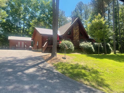 Front view from driveway entry