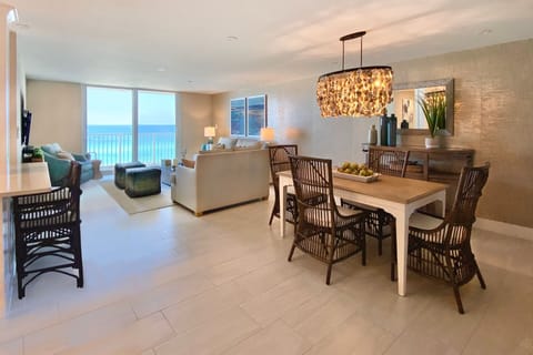 View from Foyer looking into Dining Room and Living Room