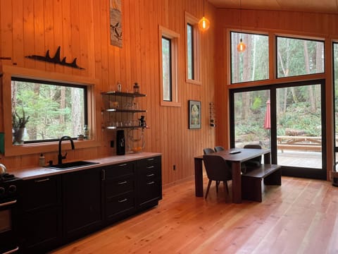 Kitchen and dining area