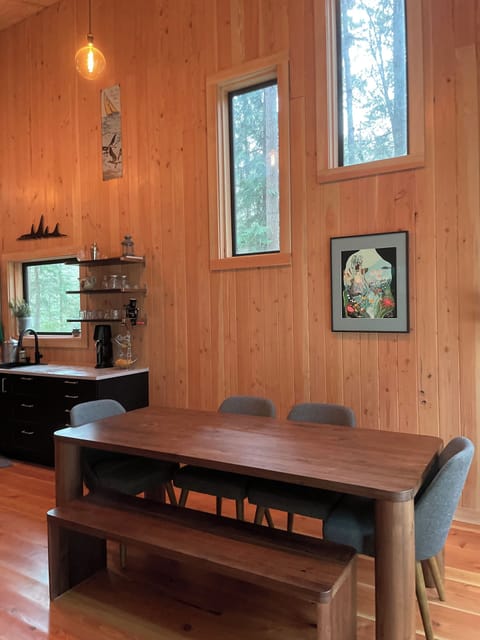 Dining for six or more.