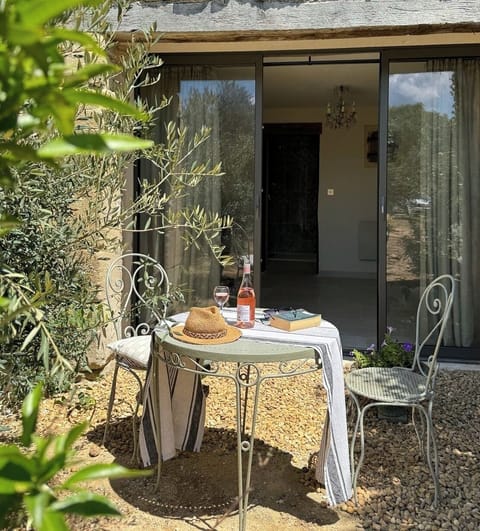 Small enclosed garden terrace