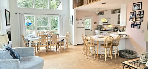 Kitchen and dining areas
