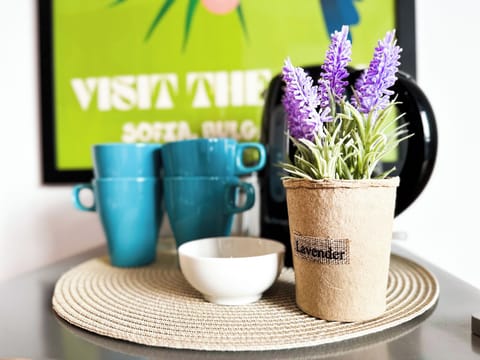 #SofiaSharedCharm
#CityscapeTerraceViews
#PastelRetreatSofia
#SharedLuxuryLiving
#CozyCommunalExperience