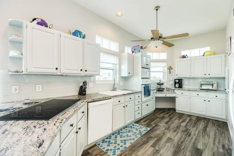 Prepare homecooked meals in the fully equipped kitchen